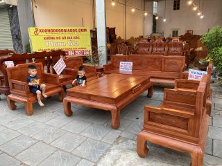 mẫu bàn ghế gỗ hương đá cao cấp