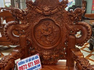 vách ghế đơn chạm khắc cầu kỳ tinh xảo