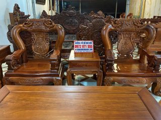 bộ đôi ghế đơn minh quốc voi