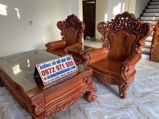 bộ đôi ghế đơn hoàng gia tân cổ điển