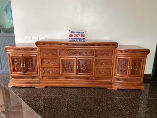 mẫu kệ tivi gỗ hương đá