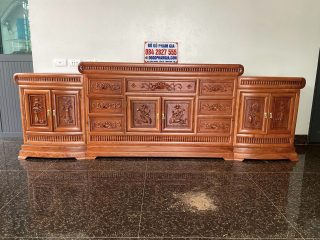 kệ tivi đục tranh tứ quý