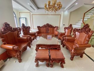 bộ bàn ghế louis hoàng gia tân cổ điển