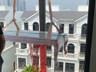 quá trình vận chuyên bàn trà