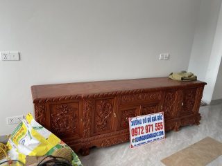 kệ tivi gỗ hương đá