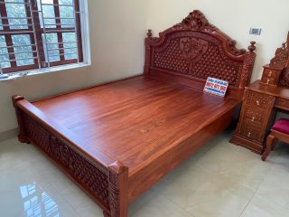 giường ngủ louis hoàng gia tân cổ điển