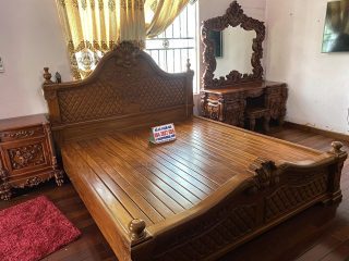 combo nội thất phòng ngủ cao cấp gỗ tự nhiên