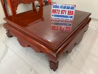 sập thờ 2 lá khuôn tranh