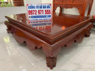 sập thờ thiết kế trơn bóng sang trọng