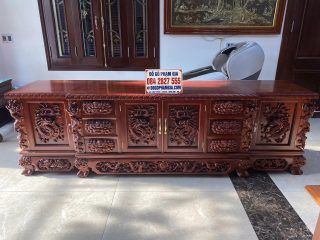kệ tivi gỗ hương đỏ