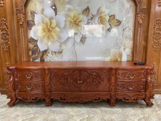 mẫu kệ tivi louis hoàng gia sang trọng