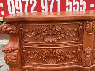 kệ tivi gỗ hương đá sang trọng