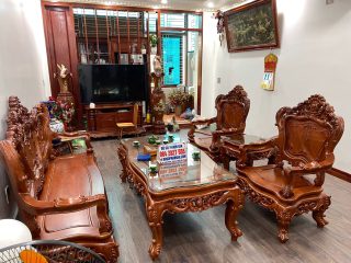 bàn ghế phòng khách phong cách louis hoàng gia pháp