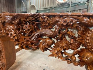 sập mai điểu hàng đục thủ công