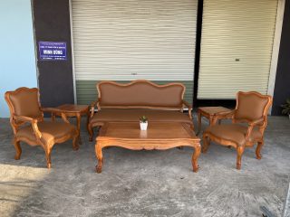 sofa phòng khách bọc da nhập khẩu hàng cao cấp