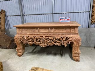 mẫu sập mai điểu bản mộc hoàn thiện