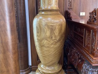 cặp lục bình gỗ cẩm vàng