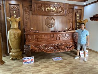 không gian phòng thờ sang trọng