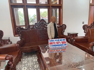 bàn ghế hoàng gia nguyên khối hàng đục thủ công