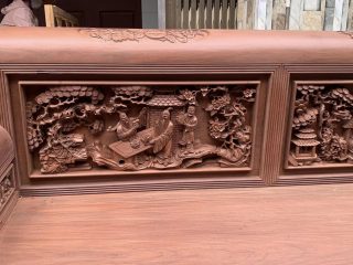 vách ghế đục tam quốc