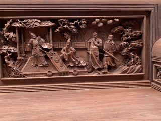 vách trường kỷ đục tích tam quốc