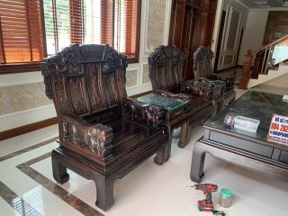 ghế đơn âu á như ý voi sang trọng