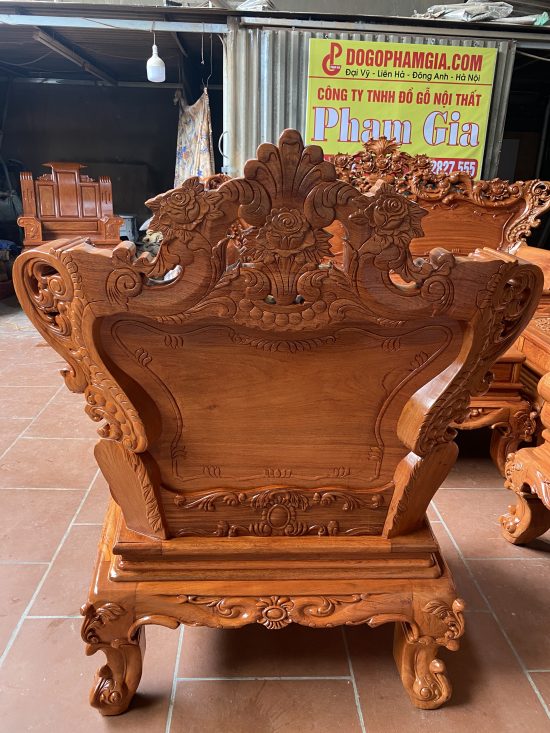 Bàn ghế hoàng gia gỗ hương
