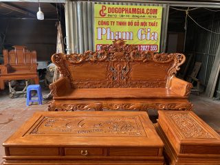 Bàn ghế hoàng gia gỗ hương