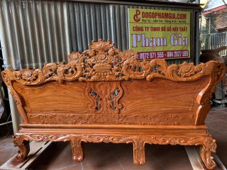 Bàn ghế hoàng gia gỗ hương