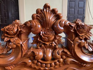 Bàn ghế hoàng gia gỗ hương