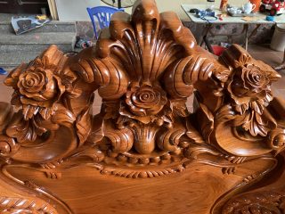 Bàn ghế hoàng gia gỗ hương