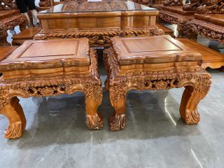 Bàn Ghế Nghê Phượng cột 20