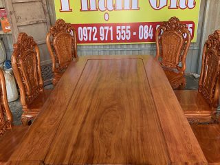 bàn ghế ăn gỗ hương