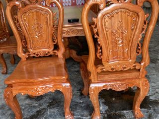 bàn ghế ăn gỗ hương