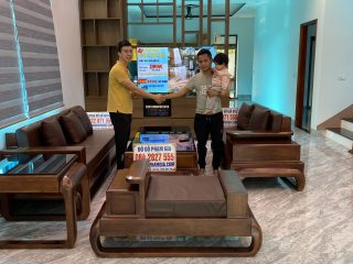 Bàn ghế sofa gỗ tự nhiên