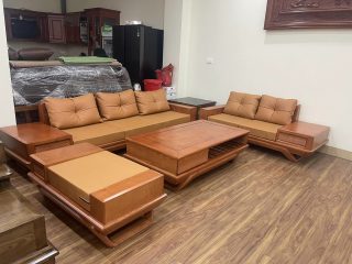 bàn ghế sofa chân thuyền SPG