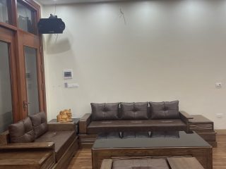 bàn ghế sofa gỗ