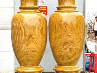 Lục Bình gỗ cẩm 1m8 dk58cm