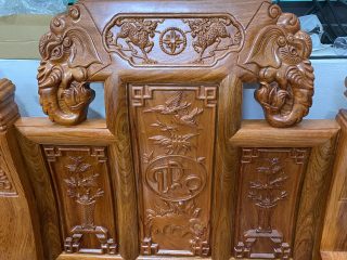 bàn ghế âu á tay voi đặc