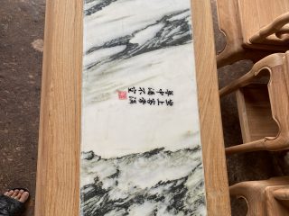 Bộ bàn ghế móc mỏ mặt đá của Đồ Gỗ Phạm Gia