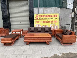 Bộ sofa Du thuyền gỗ hương