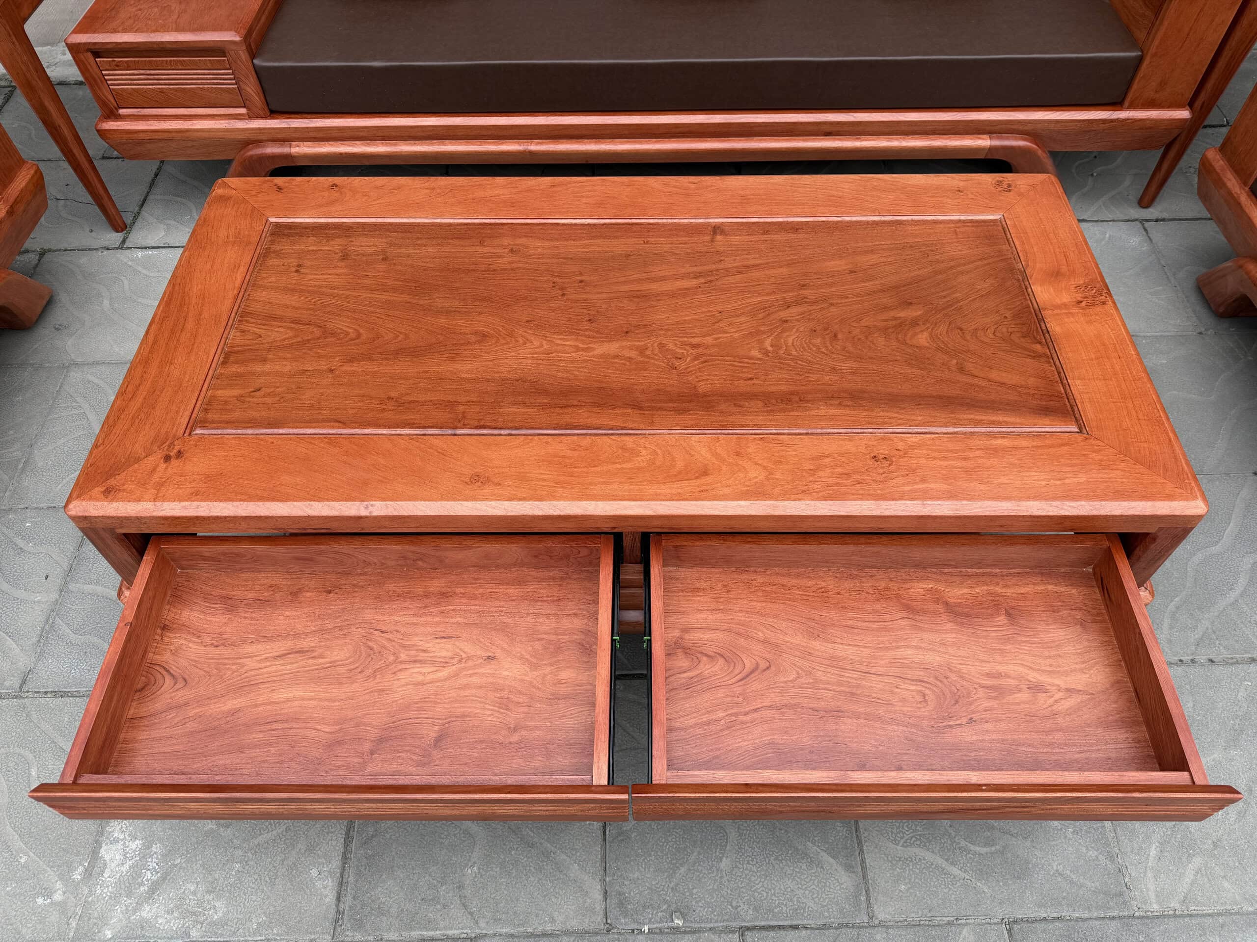 Bộ sofa Du thuyền gỗ hương