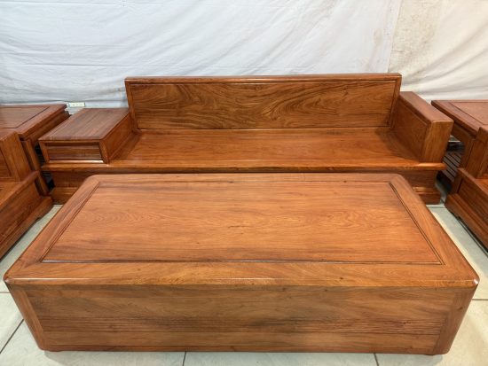 bộ sofa pháo đài gỗ hương