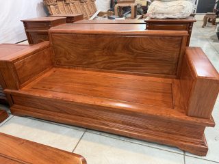 bộ sofa pháo đài gỗ hương