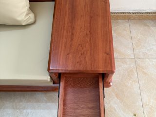 Sofa góc Liền gỗ hương