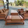 Sofa đối chân đùi gà gỗ hương đá ( SFD3 ) (a Thủy - Phú Thọ)