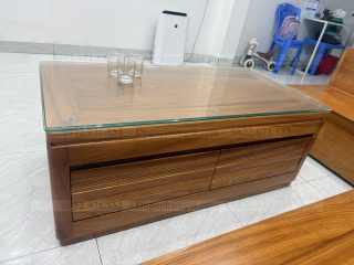 Sofa góc L gỗ gõ đỏ pachy ( SFL1 )