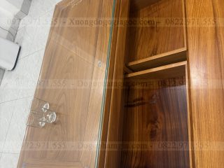 Sofa góc L gỗ gõ đỏ pachy ( SFL1 )