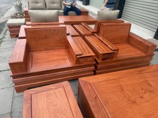 Mẫu sofa gỗ tự nhiên đẹp