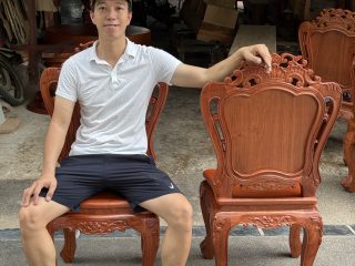 Ghế hoàng gia gỗ hương